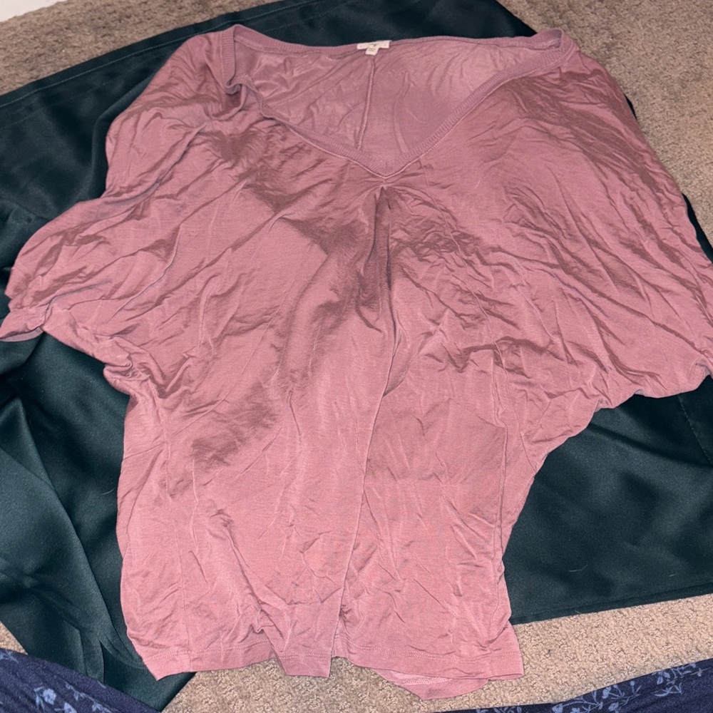 Wilfred batwing deep v neck tunic
